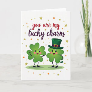 Lucky Clover Charm-kort Kort