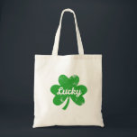 Lucky Clover St Patrick's Day Tygkasse<br><div class="desc">Lucky Clover St Patrick's Day</div>
