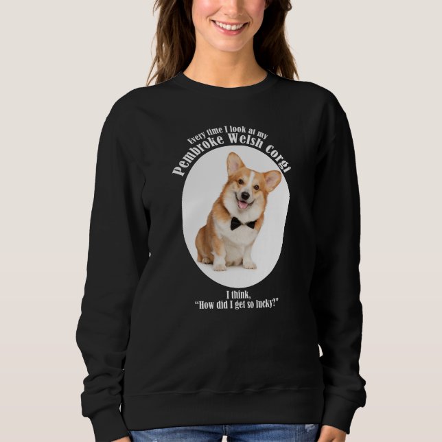 Lucky Corgi T Shirt (Framsida)