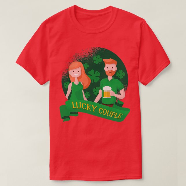Lucky Couple T Shirt (Design framsida)