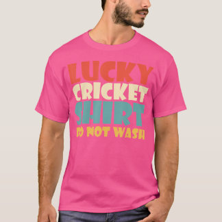Lucky Cricke Tvättar inte den konstiga Cricket T Shirt