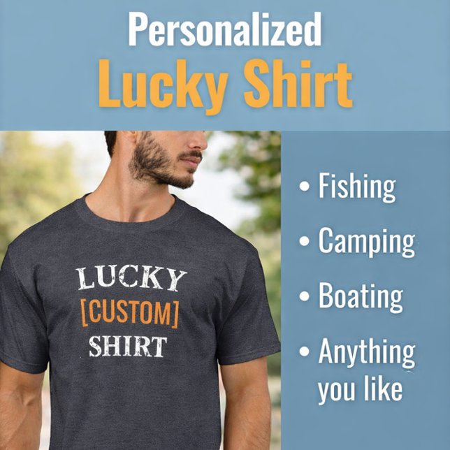 Lucky Custom Name Shirt Personalized T (Skapare uppladdad)