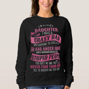 Lucky DaughPappor Girl Fars dag Family Morsa T Shirt