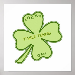 Lucky Day Ping Pong Poster