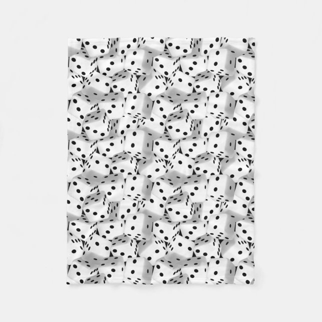 Lucky Dice Fleecefilt (Framsidan)