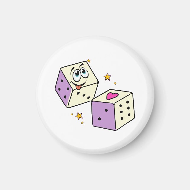 Lucky Dice Magnet (Framsidan)
