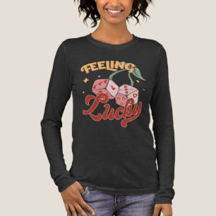 Lucky Dice Retro Typography T Shirt