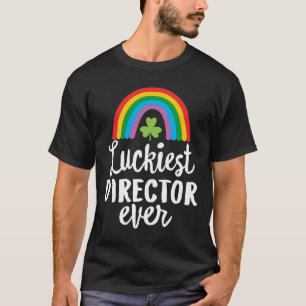 Lucky Director någonsin St Patrick Day Shamrocks T Shirt