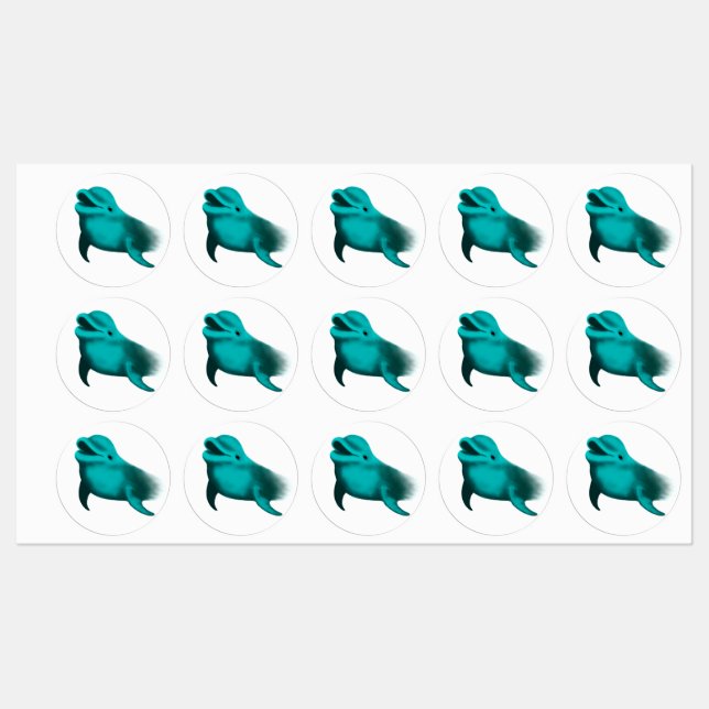 Lucky Dolphin Klistermärke (Ark)