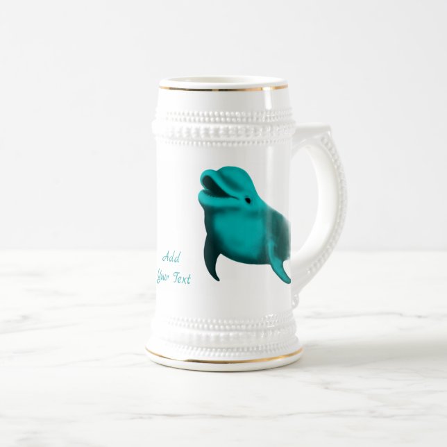 Lucky Dolphin - lägg till din text Sejdel (Framsida höger)