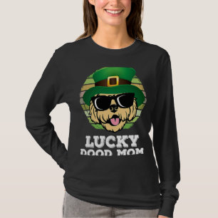Lucky Dood Mamma Cute Dood Retro Sunset St Patrick T Shirt