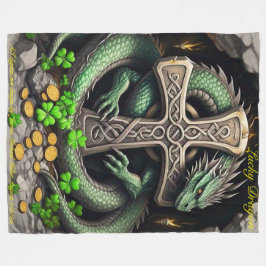 Lucky Dragon Fleece Blanket