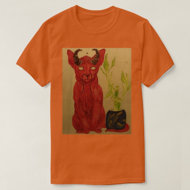 Lucky Dragon Kattunge T Shirt (Design framsida)