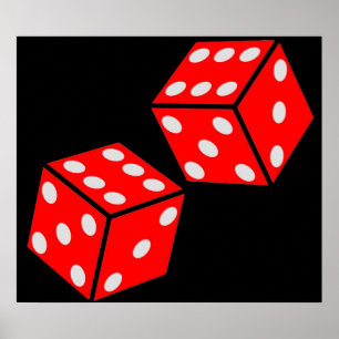 LUCKY DUBBLA SEX DICE RED DICE Kasta Dice Poster
