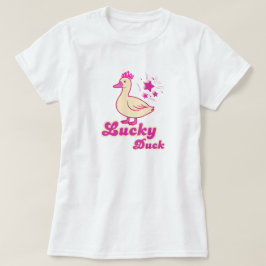Lucky Duck women T-shirt Modern Design
