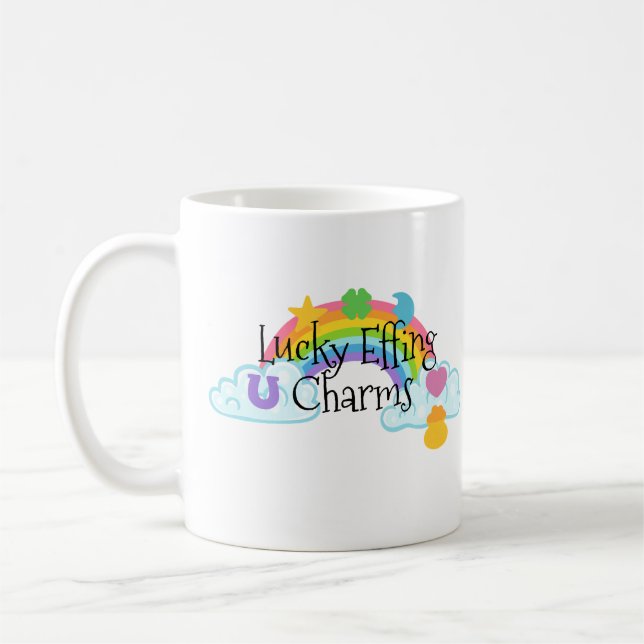 Lucky Effing Charms Kaffemugg (Vänster)