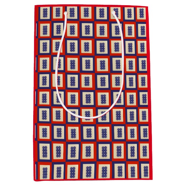 Lucky Eight Mahjong Tile. (Framsidan)