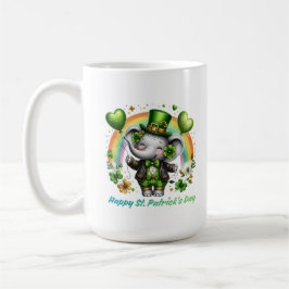 Lucky Elephant Rainbow Charm Kaffemugg