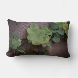 Lucky eller Determined? Saint Patricks Day Shamroc Lumbarkudde