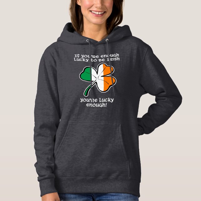 Lucky enough to be Irish T Shirt (Framsida)