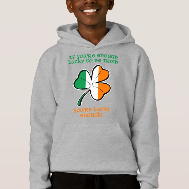 Lucky enough to be Irish T Shirt (Framsida)