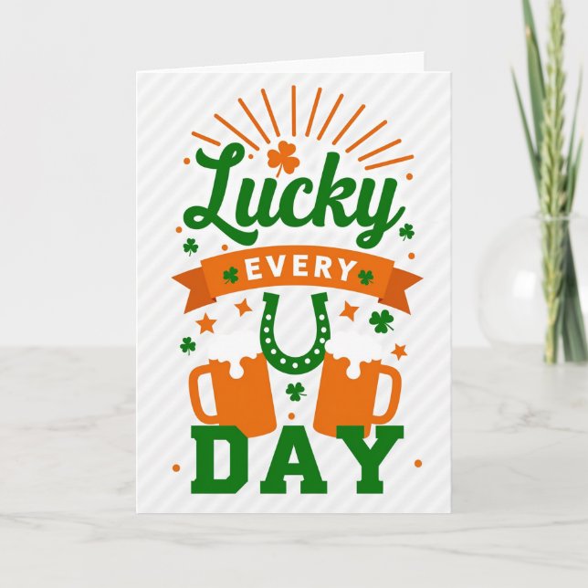 Lucky Every Day Card Kort (Framsida)
