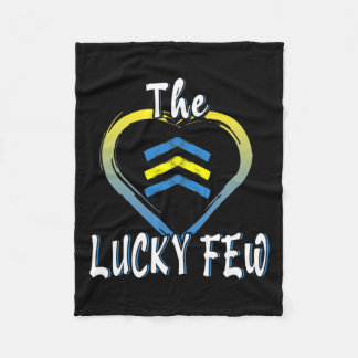Lucky Few Heart 21 World Down Syndrome Awareness D Fleecefilt
