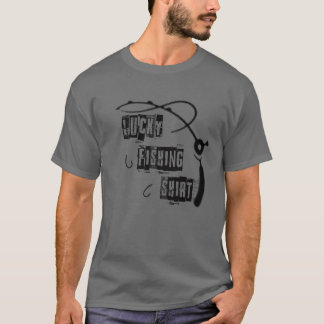 Lucky Fishing . Fiske i Älskare T Shirt