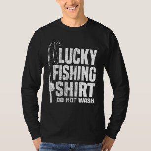 Lucky Fishing Top Tvättar inte. Underbar gåva till T Shirt