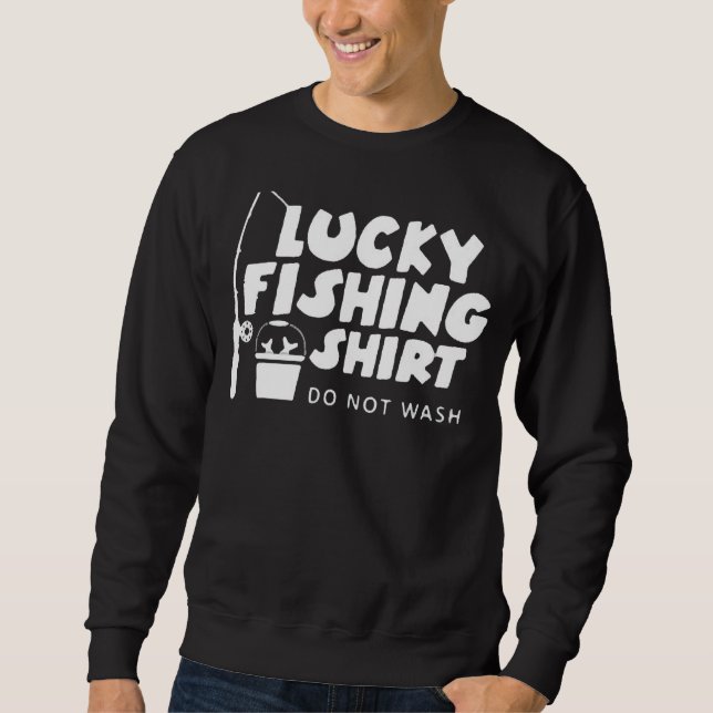 Lucky Fishing Tvättar inte 2 Lång Ärmad Tröja (Framsida)