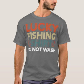 Lucky Fishing Tvättar inte fiske T Shirt
