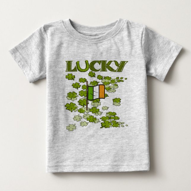 Lucky Flagga T-shirt (Framsida)