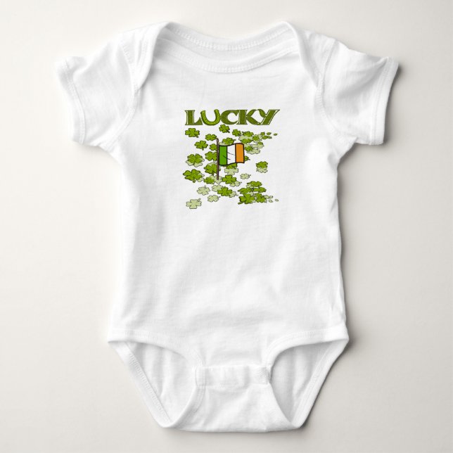Lucky Flagga Tee (Framsida)