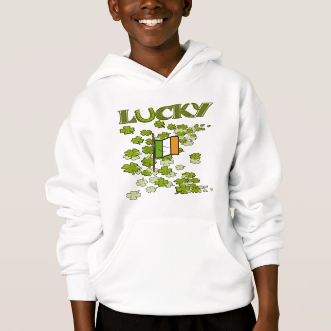 Lucky Flagga Tee Shirt (Framsida)