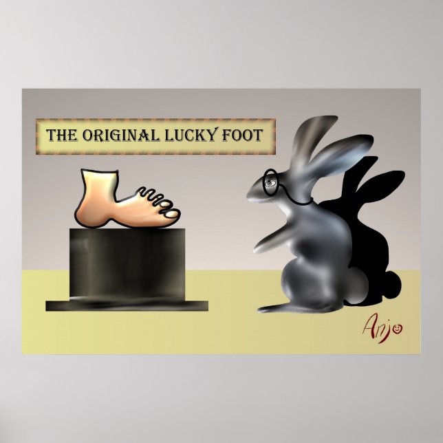 Lucky Foot av Anjo Lafin Poster (Framsidan)
