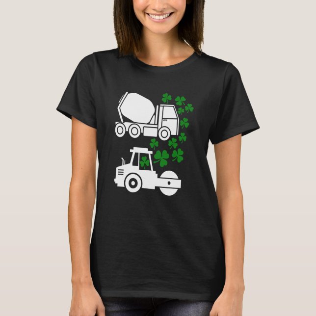 Lucky för st patrick's day Conkonkret Mixer Road R T Shirt (Framsida)