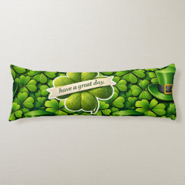 Lucky four leaf clover Saint Patrick's Day Patrick Kroppskudde