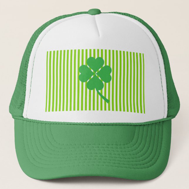 Lucky Four Löv Shamrock Design-87906 Keps (Framsida)