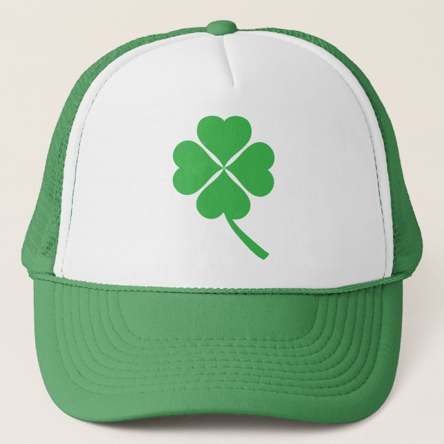 Lucky Four Löv Shamrock Design-87906 Keps (Framsida)