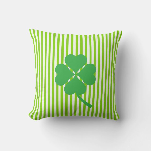 Lucky Four Löv Shamrock Design-87906 Kudde (Framsida)