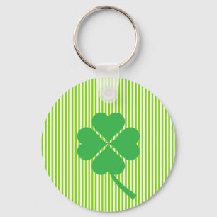Lucky Four Löv Shamrock Design-87906 Nyckelring