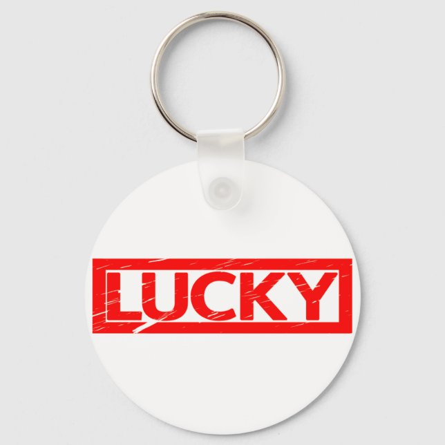 Lucky Frimärke Nyckelring (Framsida)