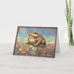 Lucky Frog Money Gift Card Tack Kort