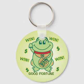 Lucky Frog Win! Nyckelring