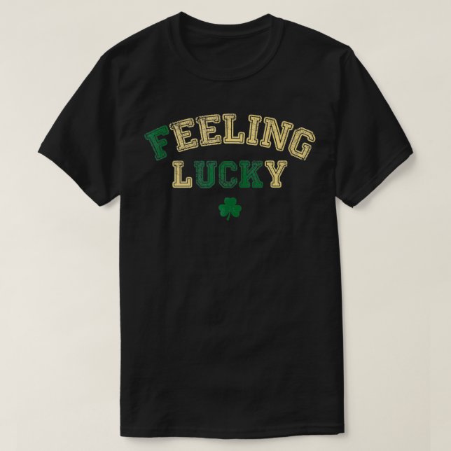 Lucky Funny Saint Patricks Day Cute Tur T Shirt (Design framsida)
