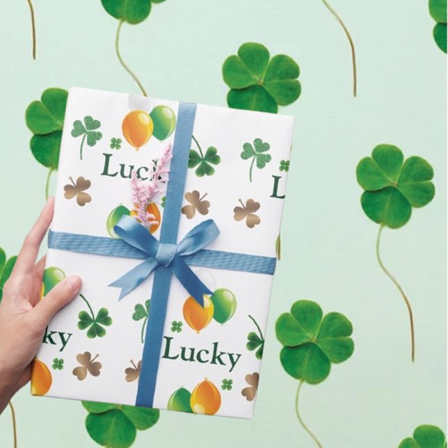 Lucky - Funny St. Patrick's Day Presentpapper (Skapare uppladdad)