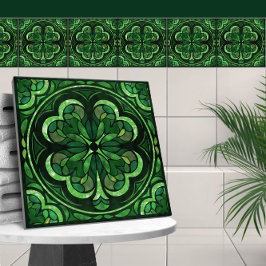 Lucky fyralöv klöver lyx kakelplatta
