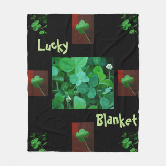 Lucky Fyrklöver Blanket Fleecefilt