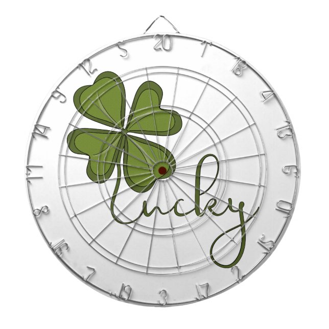 Lucky Fyrklöver Darttavla (Framsidan)