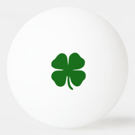 Lucky Fyrklöver Grönt Minimalist Irish Pingisboll